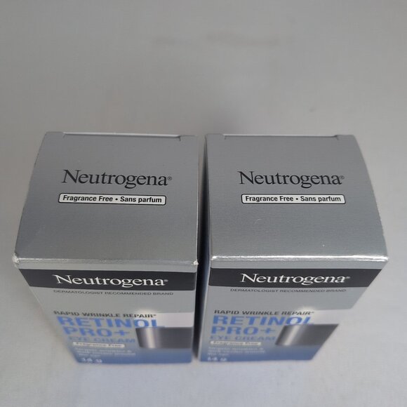 2 Pack Neutrogena Rapid Wrinkle Repair Retinol Pro+ Eye Cream 14g Dark Circles - Picture 5 of 8